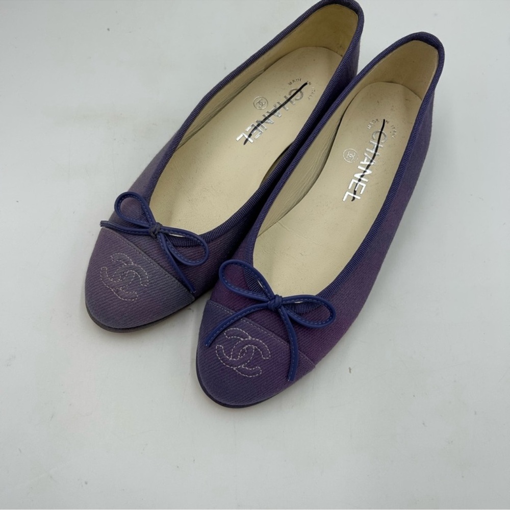 Women’s Chanel ballet flats size 35.5 made in Italy - Picture 7 of 7